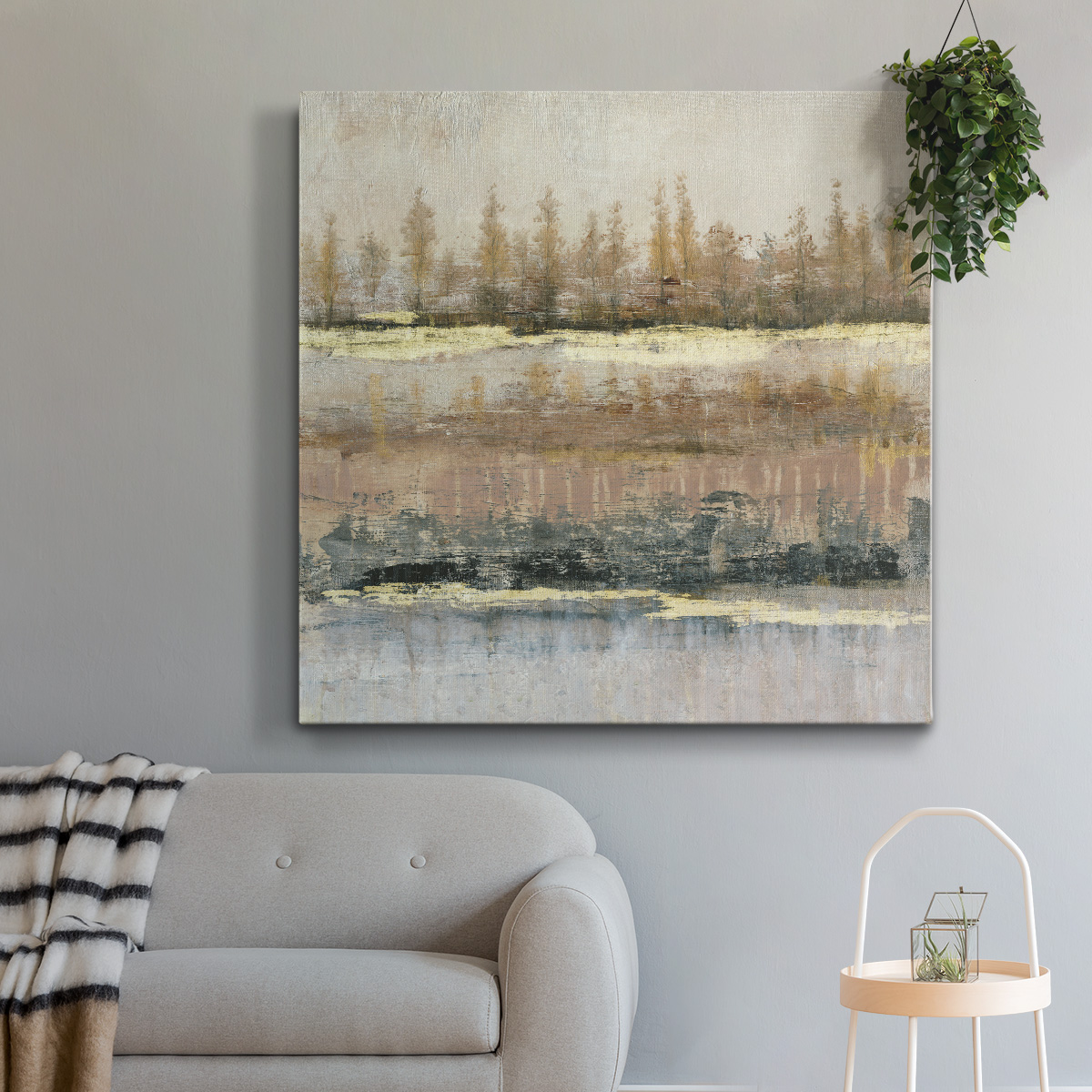 Wexford Home What Lies Beneath IV-Premium Gallery Wrapped Canvas, 32" x 32" - Ready to Hang