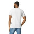 thumbnail image 3 of Gildan Men's Softstyle Lightweight Cotton T-Shirt, Modern Classic Fit Crewneck Tee, White, S, 3 of 5