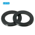 thumbnail image 3 of Uxcell M20 Rubber Flat Washer, 40 Pack 20mm ID 30mm OD 2.5mm Thick Sealing Spacer Gasket Ring, Black, 3 of 6