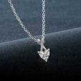 thumbnail image 3 of Diamond Pendant Necklace For Women | 3 Carat IGI Certified Heart Shape Lab Grown Diamond | Lou Slider Lab Diamond Pendant Necklace In 14K White Gold | FG-VS1-VS2 Quality | Friendly Diamonds, 3 of 5