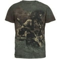 thumbnail image 1 of Jimi Hendrix - Stone Free Tie Dye Mens T Shirt Brown MD, 1 of 1