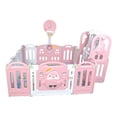 thumbnail image 1 of Juguete Corralito Plegable Con Colchoneta Y Set De Juegos Color Rosa, 1 of 5