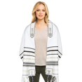 thumbnail image 1 of Mantón de oración Halleluyah Messianic Tallit 180 x 55 cm con bolsa, 1 of 6