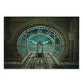 thumbnail image 3 of Steampunk Cutting Board, Fantasy Background Print of Inside View of Clock Tower Wooden Mezzanine, Decorative Tempered Glass Cutting and Serving Board, in 3 Sizes, by Ambesonne, 3 of 5