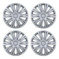 thumbnail image 6 of WOLFSTORM 16" Wheel Covers & Hub Caps ABS Lacquer Silver, 4 Pack, 6 of 9