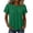#0279-Green, variant on Favoffer Women's Round Neck Short Sleeve Solid Color Casual Top