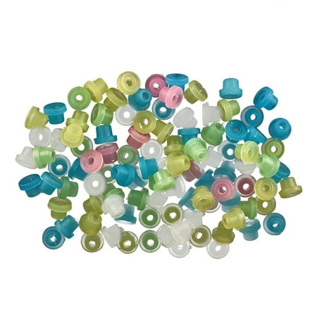 

100Pcs Random Color Grommet Nipples Body Art Grommets