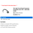 thumbnail image 2 of Tail Light Circuit Board Connector - Compatible with 1999 - 2000 GMC C2500, 2 of 2