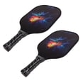 thumbnail image 1 of Set de Paletas de Pickleball, Ergonímico 2 Raquetas de Pickleball Set absorción de Sudor absorción de Agarre de Agarre 4 Bolas para Abrenamiento, 1 of 7