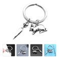 thumbnail image 3 of 1pc Fashion Alloy Key Holder Carrot Rabbit Bag Key Chain Adorable Key Ring, 3 of 7