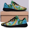 thumbnail image 3 of Golden Retriever St Patrick's Day Shoes Sneakers Black Size 13, 3 of 7