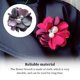 thumbnail image 3 of Broche de flores de moda para boda, vestido de novia, fiesta, compromiso, graduación, escenario, Festival, decoración de ropa, Pin grande para Ropa, zapatos y accesorios Miscelánea Violeta Sonducket AP012561-01, 3 of 6