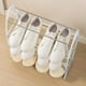 thumbnail image 1 of Zapatero de plástico blanco para la entrada de casa | Armario de 5 niveles para habitaciones de alquiler y dormitorios | Zapatero compacto de 53 x 47 x 20 cm | Fácil montaje, 1 of 6