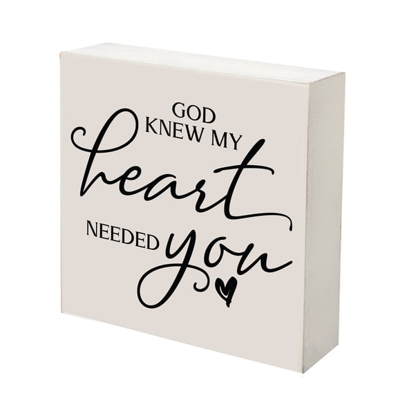 Inspiring Modern Framed Shadow Box 10x10 God Knew My
