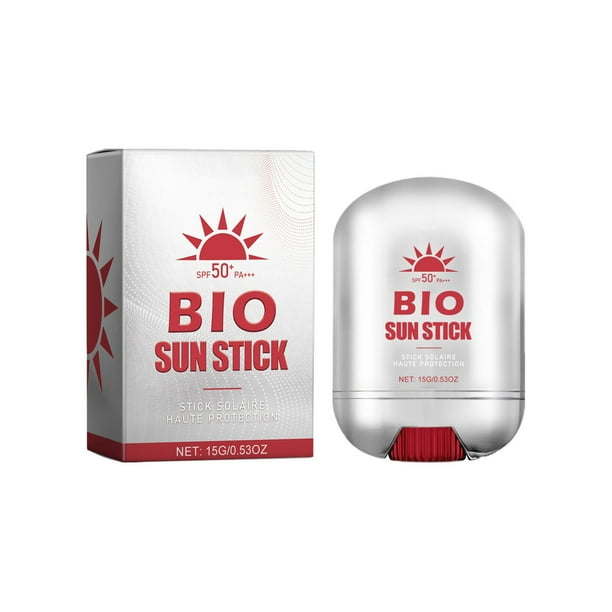 Oferta de protector solar unisex antiarrugas, protector solar en barra Bio Sun Stick con péptido 9, protector solar en barra SPF50+ para rostro y cuerpo, protector solar en barra para la piel