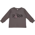 thumbnail image 3 of Inktastic J'aime Paris Girls Long Sleeve Toddler T-Shirt, 3 of 5