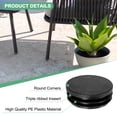 thumbnail image 2 of Uxcell 30 Pack Round Plastic Plug, 1.8 Inch Furniture Tube Inserts for Pipe Post/Chairs/Metal Tubing [Black], 2 of 6