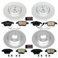 thumbnail image 2 of PowerStop Front and Rear Geomet Coated Brake Rotor and Pad Kit Fits: VOLKSWAGEN Select Models CRK5803, 2 of 5