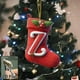 thumbnail image 3 of Adorno de Navidad de acrílico personalizado | 26 letras del alfabeto | Decoración colgante festiva estilo punto, etiqueta de regalo para árbol, corona, repisa, fiesta navideña | Adorno ligero y, 3 of 4