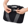 thumbnail image 2 of 2 Pcs Adjustable Heavy Fitness Power Sandbag, Portable Adjustable Canvas Sand Kettlebell Soft Sand Bag, Weightlifting Dumbbell for Home Training, Fitness, black, 2 of 5