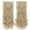 ash blonde/bleach blonde, variant on SEGO Clip in Hair Extensions Full Head Thick Long Straight/Curly Wave Hair 8 pieces 18 clips