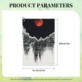 thumbnail image 4 of Naloa Abstract Red Sun Design Golf Towel Golf Gift for Men and Women Golf Towel with Carabiner Clip to Quickly Remove Mud, Dirt and Sweat, 4 of 8