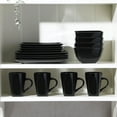 thumbnail image 6 of vancasso, Series SOHO, 32-Piece Stoneware Dinnerware Sets, Black Dinner Set, Service for 8, 6 of 7