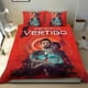 thumbnail image 1 of Vértigo Conjunto de sábanas temático, trío de piezas, cómodo y amigable con la piel, diseño único, regalo de decoración para el hogar para familiares, amigos y fans,140cm *210cm, 1 of 6