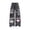 Black, variant on Girls Fashionable Embroidered Denim Jeans With Decorative Bow Detail Comfortable Straight And Wide Leg Trousers For Casual Wear
