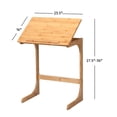 thumbnail image 2 of Gymax Plateau de Télévision Réglable C-Forme Canapé Table de Fin Bureau Ordinateur Portable W / Tilting, 2 of 10