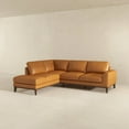thumbnail image 5 of Modern Leather Sectional Sofa 220cm with High Comfort and Durability, 5 of 6