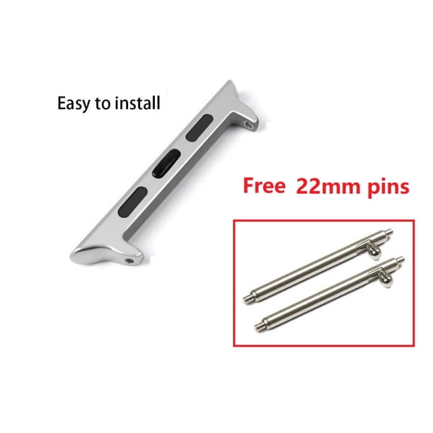 Conector De Metal Para Apple watch Ultra 49mm series 8 7 6 SE 5 4 3 2 1 45mm 41mm 40mm 38mm 42mm 44mm Adaptador Correa Gao Jiahui unisex