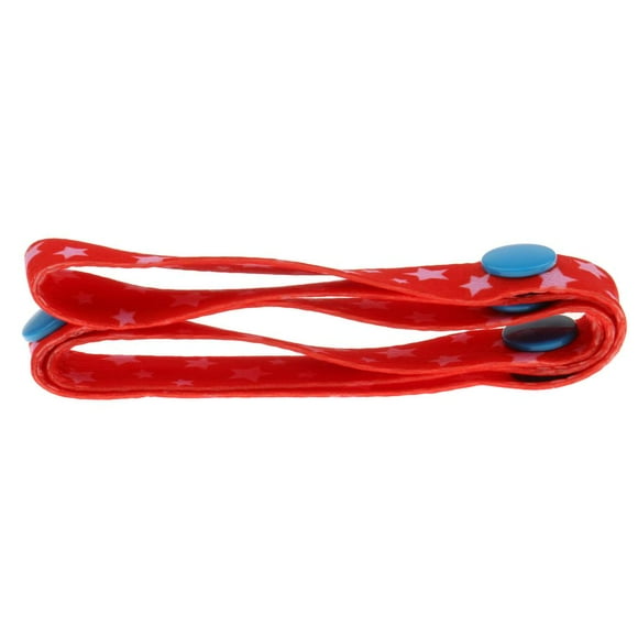 Juguetes de Cuerda Fija Juguetes de Cuerda de Corrección de Correa de Soporte de Biberón - Rojo Hugo gancho de silla de paseo