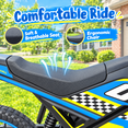 thumbnail image 6 of APEXWILL 36V Kids Electric Dirt Bike, Peak 750W Electric Motorcycle Ride on Dirt Bike for Kids Aged 5-12, 12 Miles Long Range, 3 Speed Modes, Twist Grip Throttle, Max 19 MPH, Blue, 6 of 9