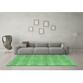 thumbnail image 3 of Ahgly Company Indoor Rectangle Abstract Emerald Green Contemporary Area Rugs, 7' x 10', 3 of 4