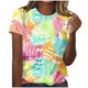 thumbnail image 1 of Camiseta de Manga Corta de Cuello Redondo Impresa de Pascua para las Mujeres, Poliéster Ligero Casual Top para el Hogar, Diario Y Primavera Invierno, 1 of 3