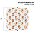 thumbnail image 3 of Disketp Tigers Go In For Sports Funny Coasters,6 Pcs Leather Coasters With Holder, Perfect Housewarming Hostess Gifts,Protect Furniture From Water Marks Scratch And Damage, 3 of 9