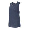 thumbnail image 2 of Ladies' Flowy Scoop Muscle Tank - HEATHER NAVY - XL, 2 of 5