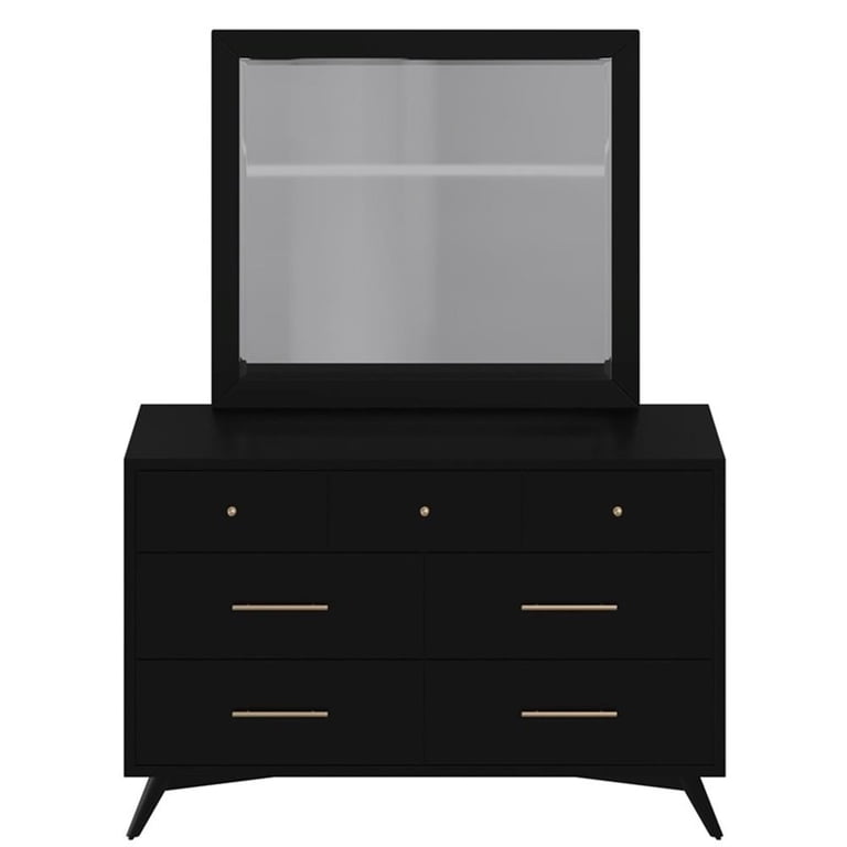 flynn mid century modern 7-drawer dresser Flynn Mid Century Modern 7-Drawer Dresser, Acorn 966-03