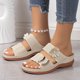 thumbnail image 2 of WILLBEST Sandalias De Plataforma Para Mujer, Sandalias Planas Casuales Para Mujer, Sandalias Florales, Sandalias Para Mujer, Zapatillas Para Mujer, 2 of 7