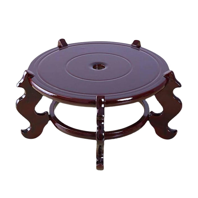 Soporte para maceta de madera, estante para maceta, jarrón, maceta, soporte para planta, soporte para bonsái de interior, decoración para oficina al M mayimx Soporte en maceta
