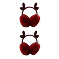 thumbnail image 2 of Jumpingount Orejeras cálidas de invierno de piel para mujeres y niñas, orejeras bonitas de gato, orejeras de felpa elásticas para exteriores, Type5 NO5, 2 of 6