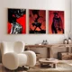thumbnail image 2 of Póster de anime Devilman Crybaby sin marco, papel Kraft para club, bar, póster vintage, arte de pared, pintura, dormitorio, estudio, pegatinas, 2 of 5