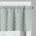 thumbnail image 5 of Ambesonne Quatrefoil Valance & Curtain, Circular Star Tile Motif, 55"x36", Tan Beige Blue, 5 of 6