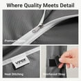 thumbnail image 5 of VIPEK V2C Heavy Duty Clothes Rack with Grey Polyester Cover,700LB Capacity Portable Closet,Adjustable Shelves & Hanging Rods Freestanding Wardrobe,White, 5 of 8