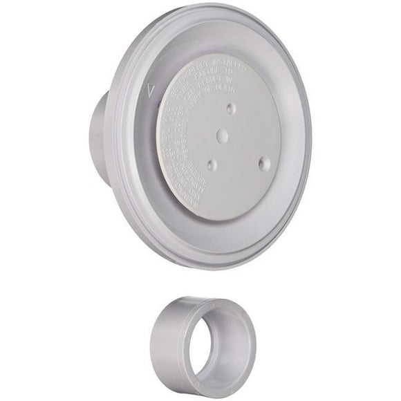 Aqua Star 4 in. Floor Return Fitting, White