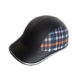 thumbnail image 1 of Naiovety Casco de motocicleta Vintage gorras de béisbol mujeres hombres ciclismo cuero seguridad Scooter eléctrico casco protección para la Ciclismo cuadros negros, 1 of 6