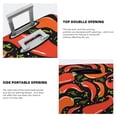 thumbnail image 5 of Easygdp Red Hot Chili Print Elastic and Washable Suitcase Protective Cover with Hidden Zipper Fits 18-32 inch Luggage -X-Large, 5 of 9
