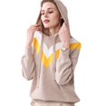 thumbnail image 3 of Hooded sweater pullovers and hoodies (Red, L), 3 of 8