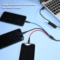 thumbnail image 3 of Cable de carga múltiple Nylon trenzado Cable de carga rápida USB múltiple Adaptador Tipo C Conectores de puerto micro USB Teléfonos celulares compatibles Tabletas y más Zhivalor 222561-1, 3 of 8